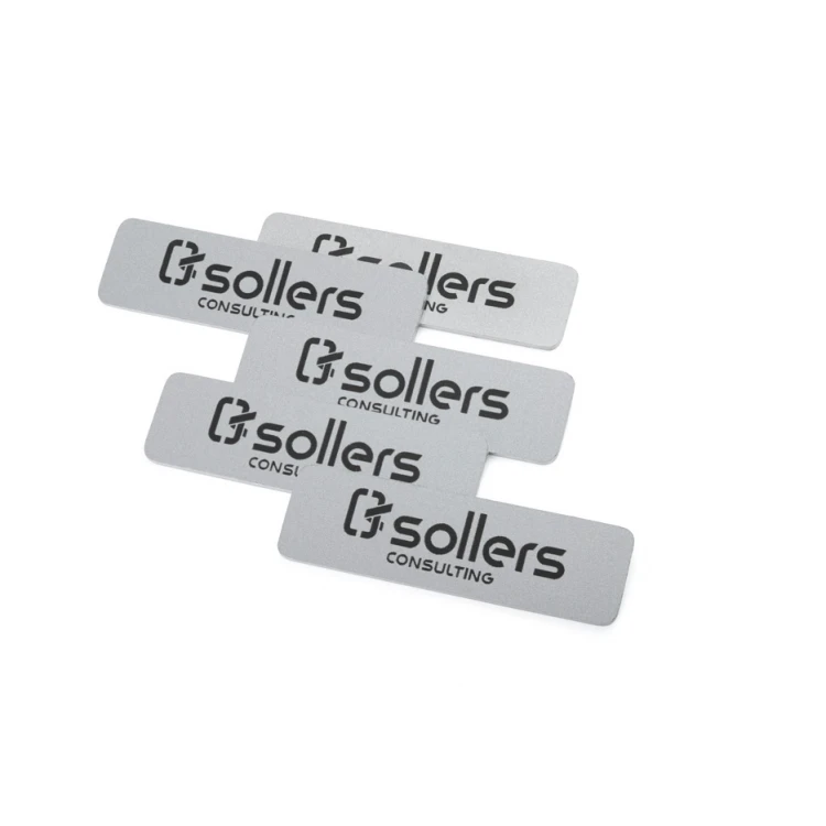 Engraved Aluply Aluminum Plates - Dimensions: 50x14mm - TAB421
