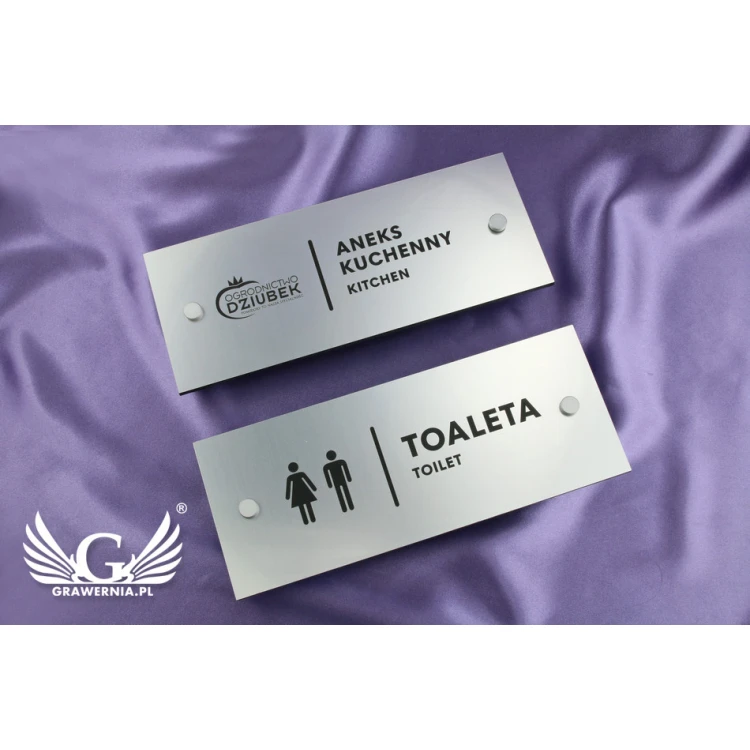 Information plaques for company and office - SZ091 - dim. 250x100mm