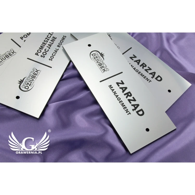 Information plaques for company and office - SZ091 - dim. 250x100mm