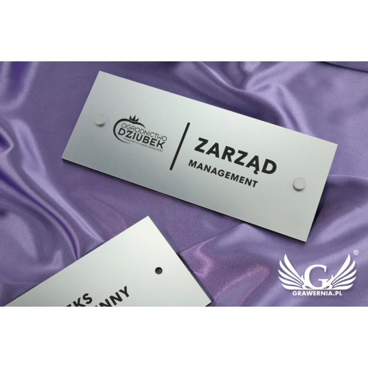 Information plaques for company and office - SZ091 - dim. 250x100mm