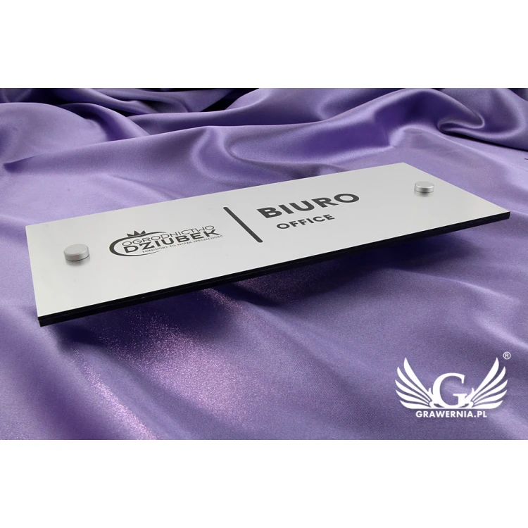 Information plaques for company and office - SZ091 - dim. 250x100mm