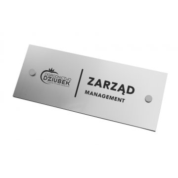Information plaques for company and office - SZ091 - dim. 250x100mm