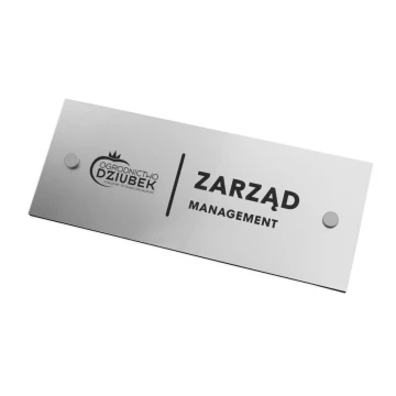 Information plaques for company and office - SZ091 - dim. 250x100mm