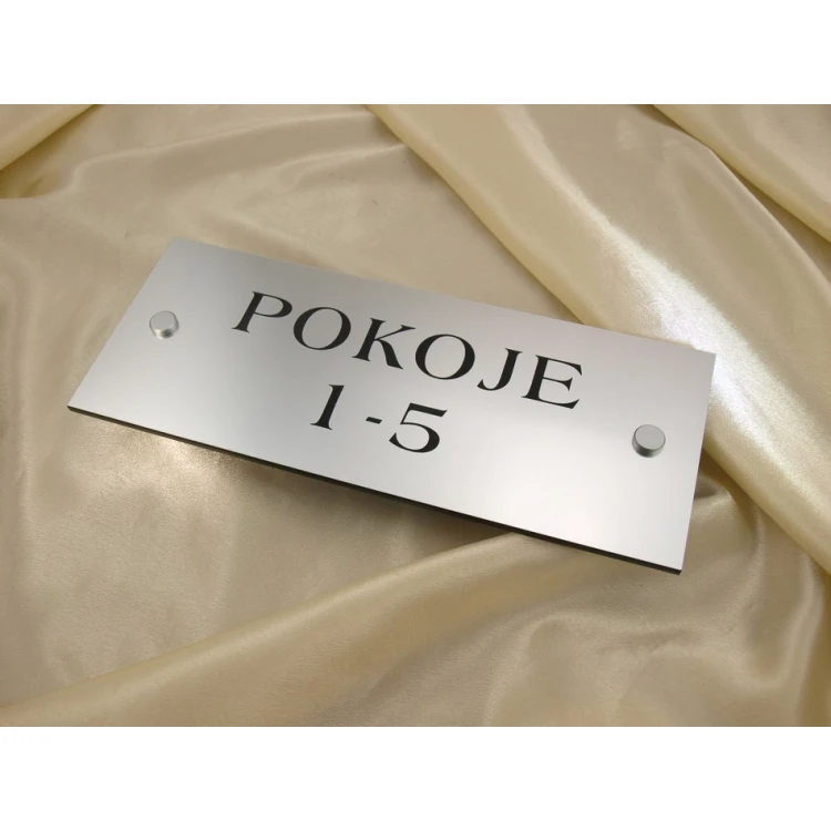 Information Plates - Rooms from to - SZ015a - dim. 250x100mm