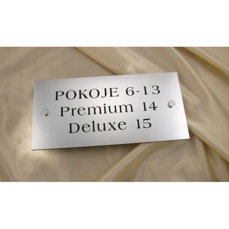 Information Plates - Rooms and Apartments - SZ016a - Size 250x120mm