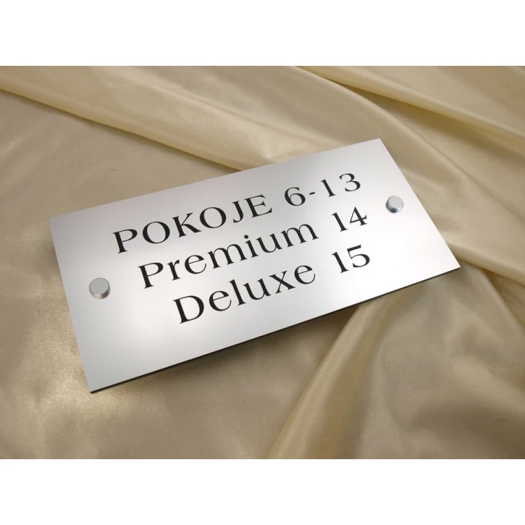 Information Plates - Rooms and Apartments - SZ016a - Size 250x120mm