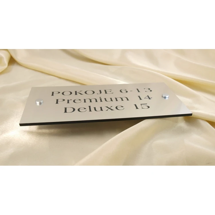 Information Plates - Rooms and Apartments - SZ016a - Size 250x120mm