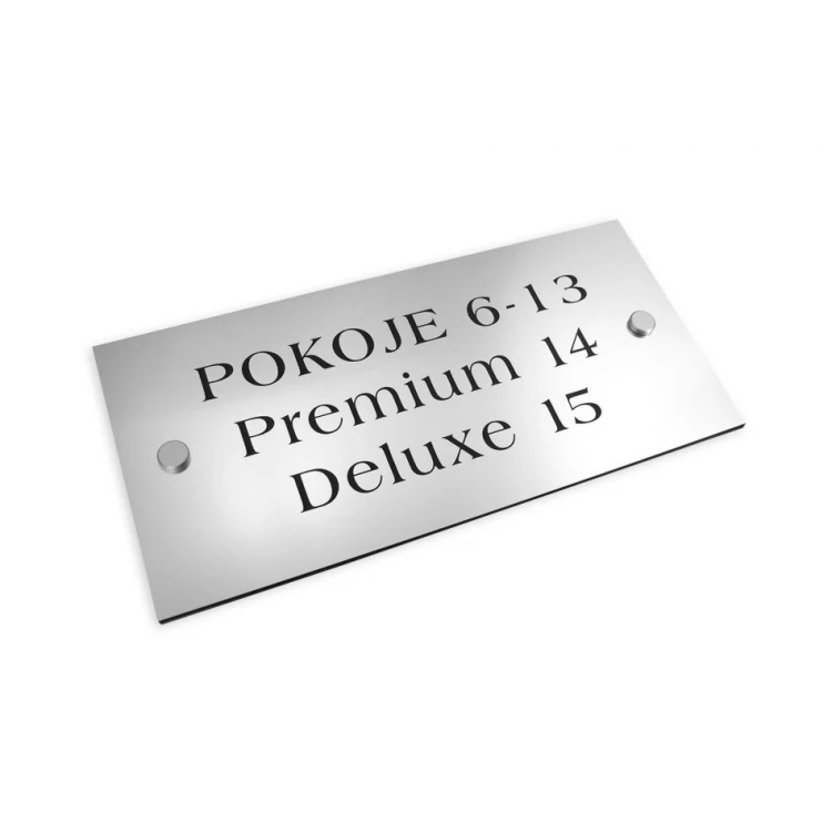 Information Plates - Rooms and Apartments - SZ016a - Size 250x120mm