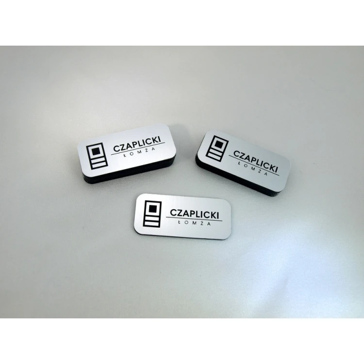 Small Gold and Silver Plates - Size 45x20mm