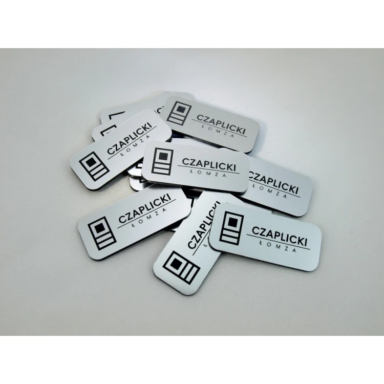 Small Gold and Silver Plates - Size 45x20mm