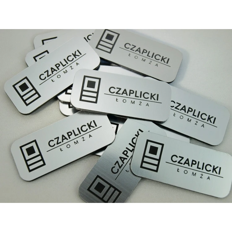 Small Gold and Silver Plates - Size 45x20mm