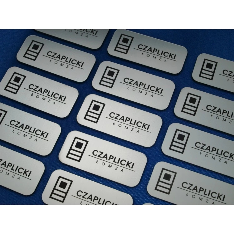 Small Gold and Silver Plates - Size 45x20mm