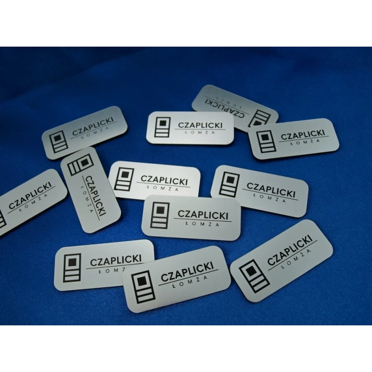 Small Gold and Silver Plates - Size 45x20mm