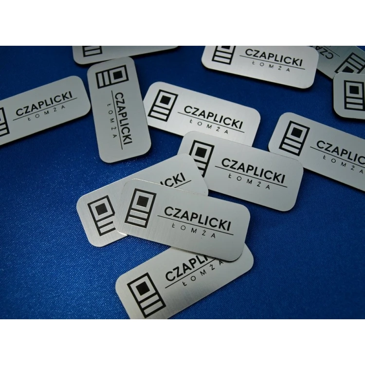 Small Gold and Silver Plates - Size 45x20mm