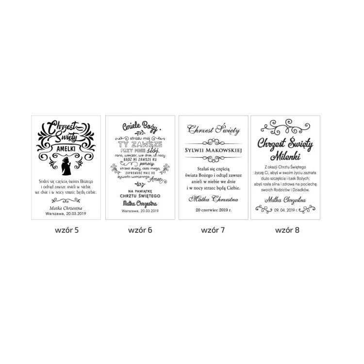 Baptism and Holy Communion Plaques - size: 50x75mm - TAB072