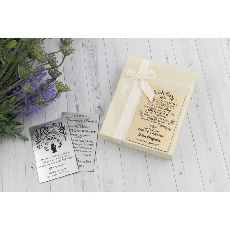 Baptism and Holy Communion Plaques - size: 50x75mm - TAB072