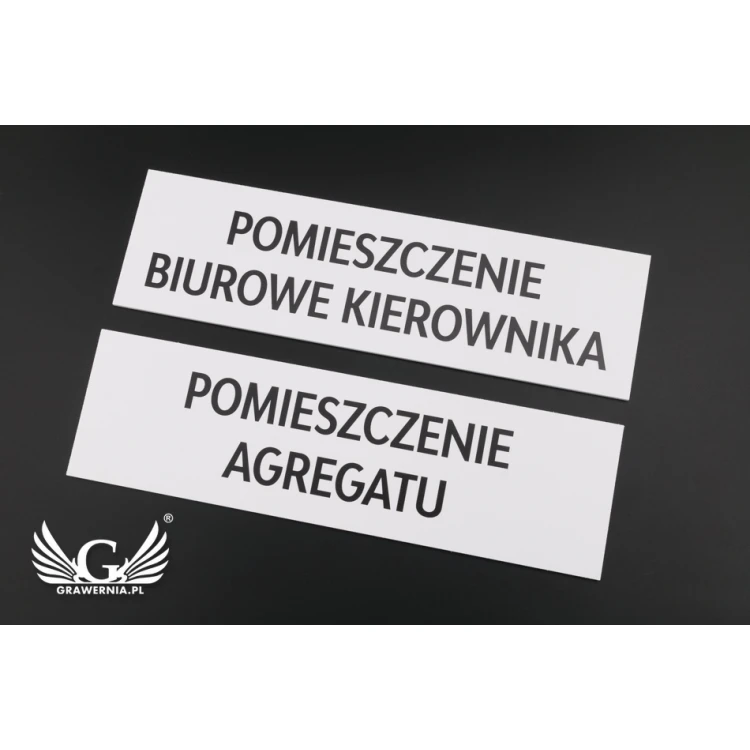 Door or Wall Plaques - PVC UV Print - Size 280x80mm - SZ128