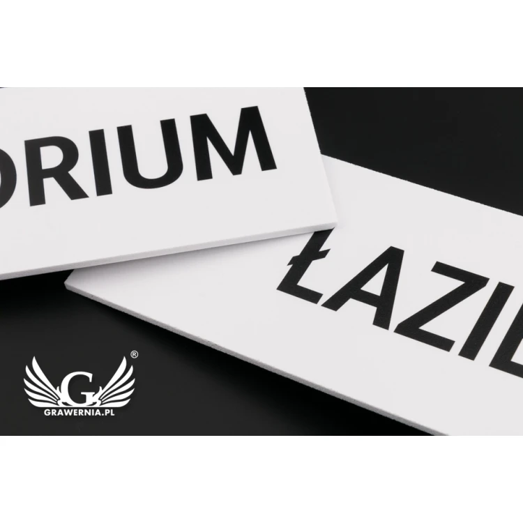 Door or Wall Plaques - PVC UV Print - Size 280x80mm - SZ128