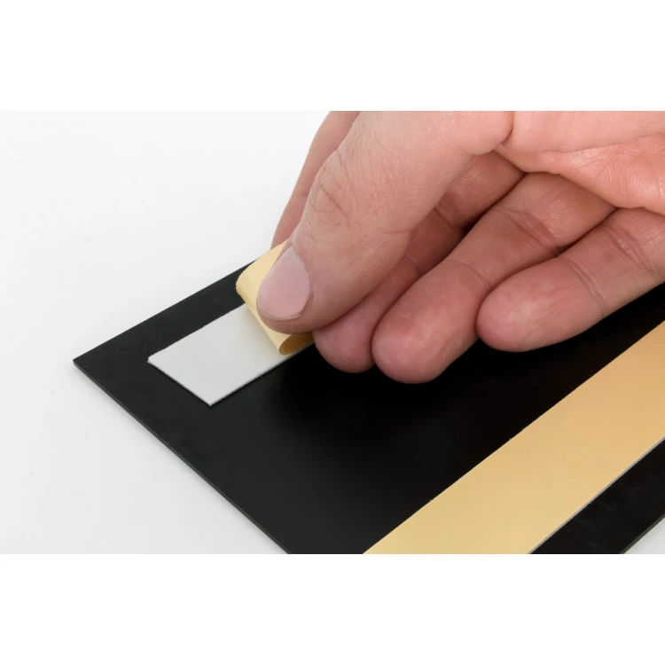 Golden plaque for door or wall - engraving laminate 1.6mm - dimensions 290x105mm - SZ144