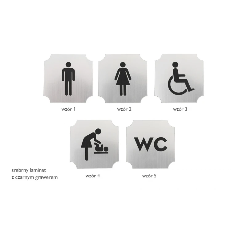 Toilet Signs - TT002 - size 5x5cm