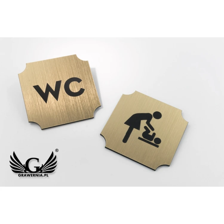Toilet Signs - TT002 - size 5x5cm
