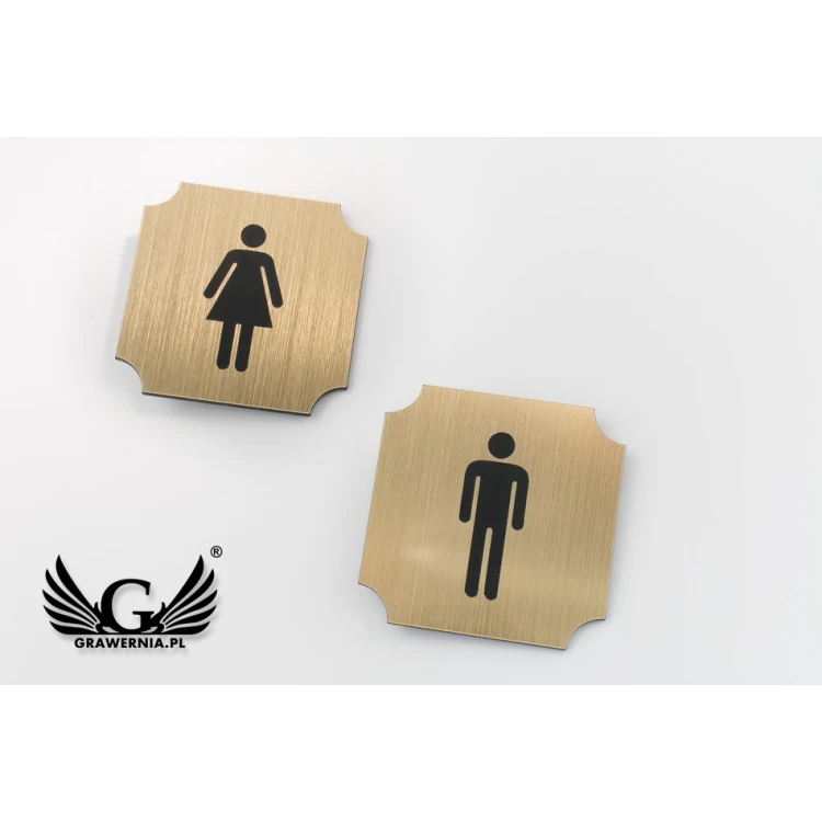 Toilet Signs - TT002 - size 5x5cm