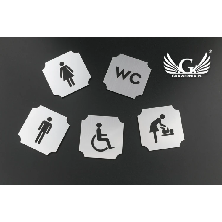 Toilet Signs - TT002 - size 5x5cm