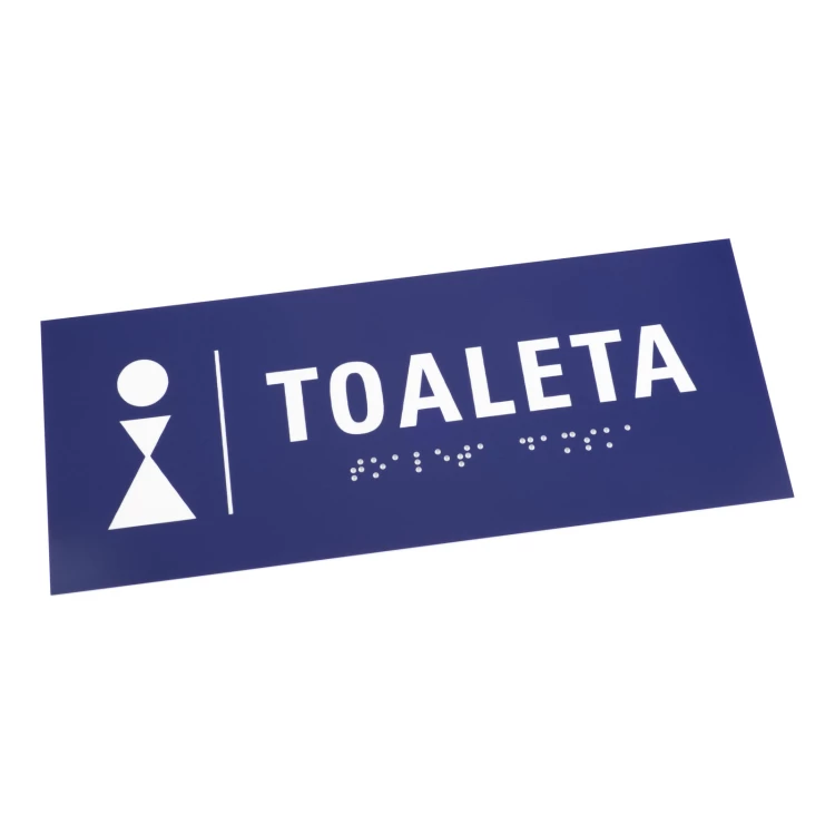 Engraving Laminate Toilet Signs - size 200x80mm - TT049