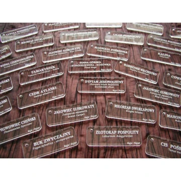 3mm Plexiglass Description Plates - BA033