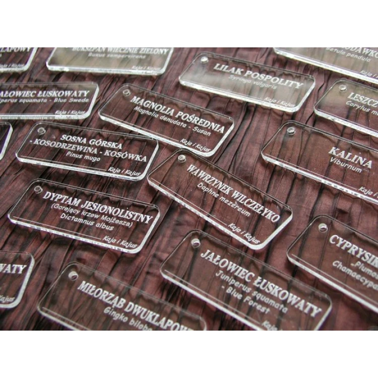 3mm Plexiglass Description Plates - BA033