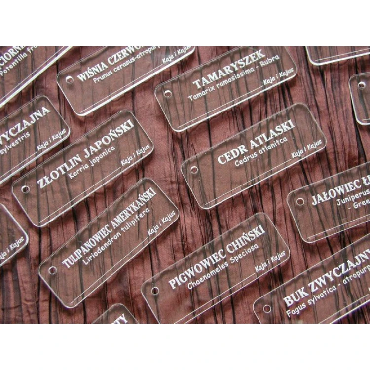 3mm Plexiglass Description Plates - BA033