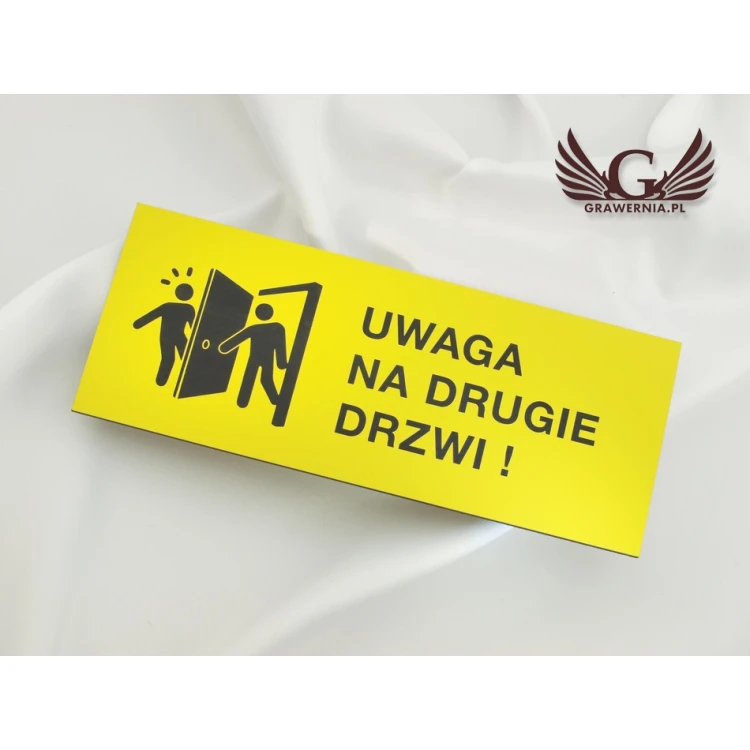Warning signs - self-adhesive - size 20x8cm