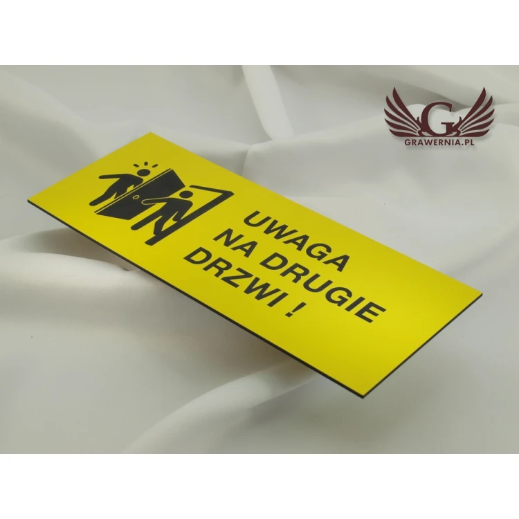 Warning signs - self-adhesive - size 20x8cm