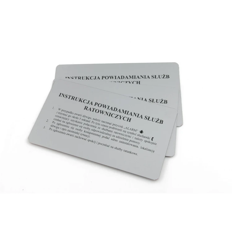 Engraved industrial plates made of aluply aluminium - dimensions: 175x100mm - TAB136