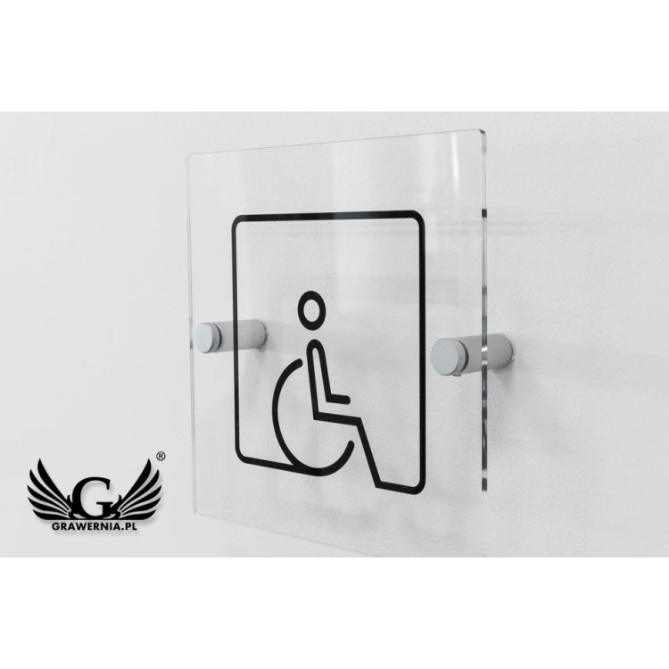 Plexiglass Plaques for Toilets - size 140x140mm - UV print - TT027