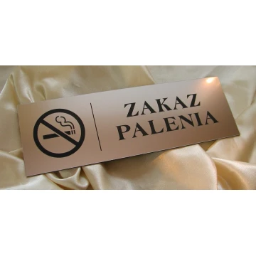 No Smoking Sign - size 30x10cm