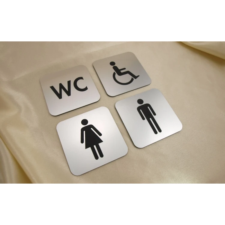 Graphic Plaques - Room and Corridor Signage with 80x80mm Plaques