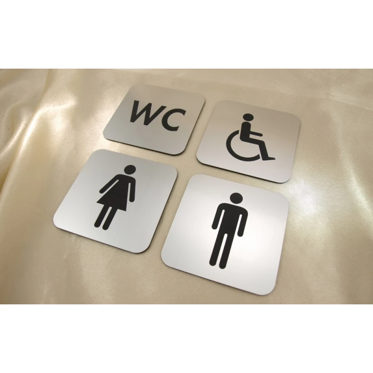 Graphic Plaques - Room and Corridor Signage with 80x80mm Plaques