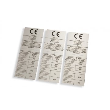 Nameplates - AlumaMark 0.5mm - dimensions: 50x170mm - TZN040