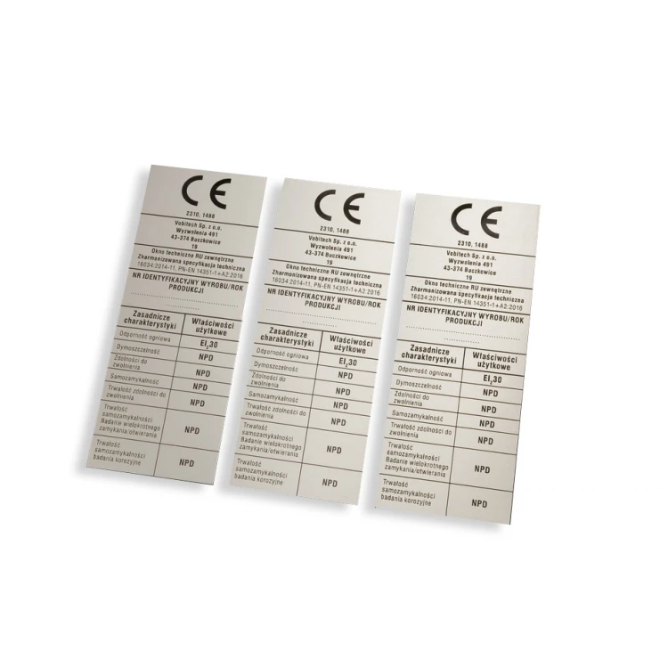 Nameplates - AlumaMark 0.5mm - dimensions: 50x170mm - TZN040