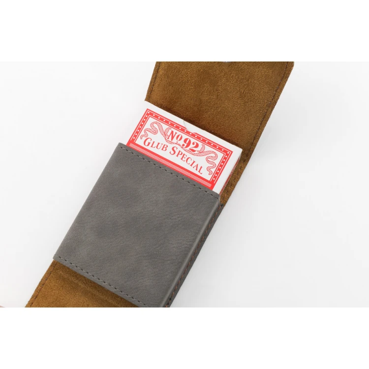 Deck of Cards in Eco-Leather Case with Your Engraving - Kord Cards - GR004