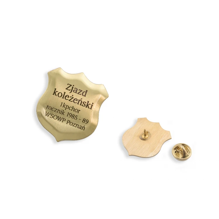 Pinsy - Commemorative Shields for Reunion Meeting size 25x28mm