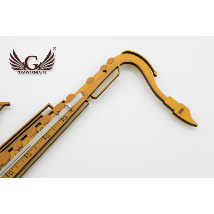 Saxophone Thermometer - Colorful UV Print - TER004