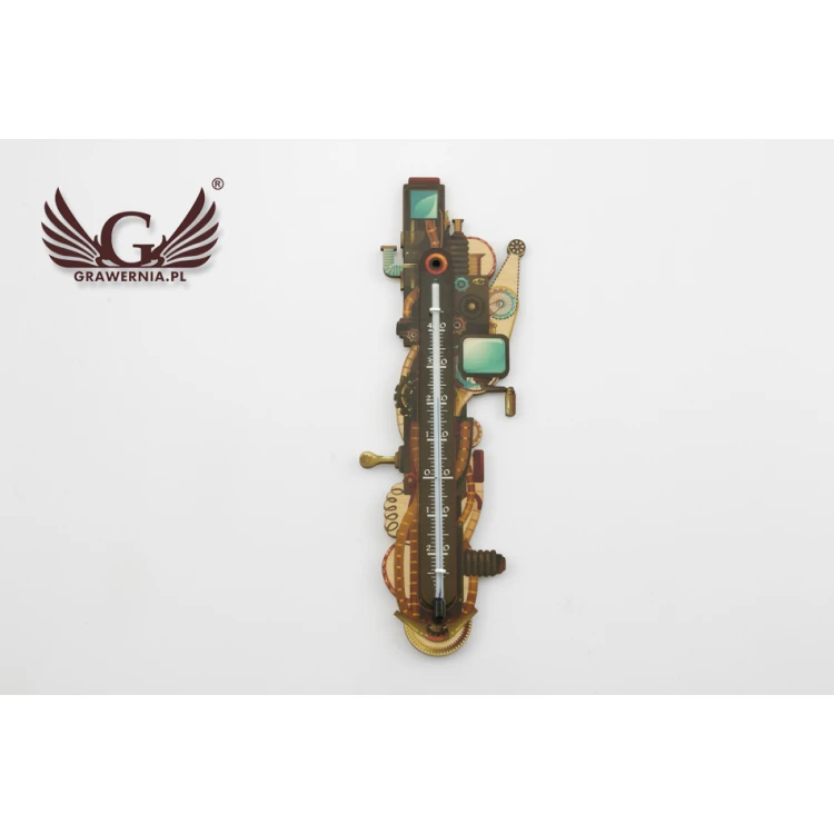 Steampunk Thermometer - UV Digital Print - TER010
