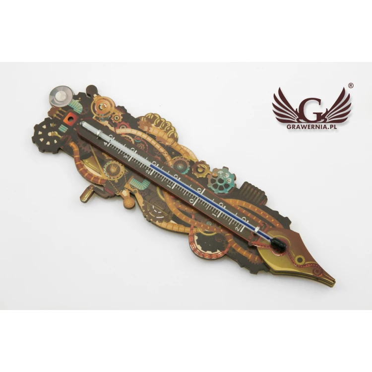 Steampunk Thermometer - UV Digital Print - TER011