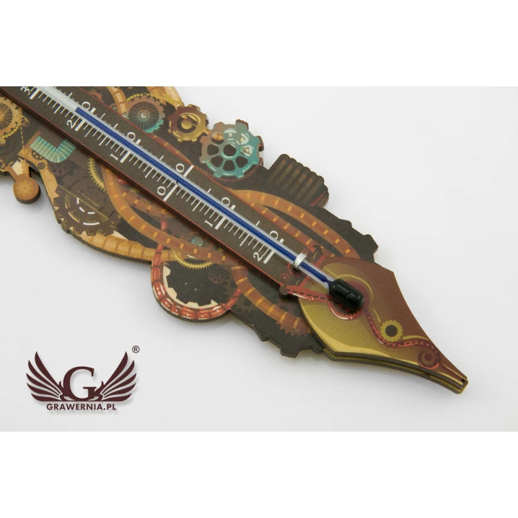 Steampunk Thermometer - UV Digital Print - TER011