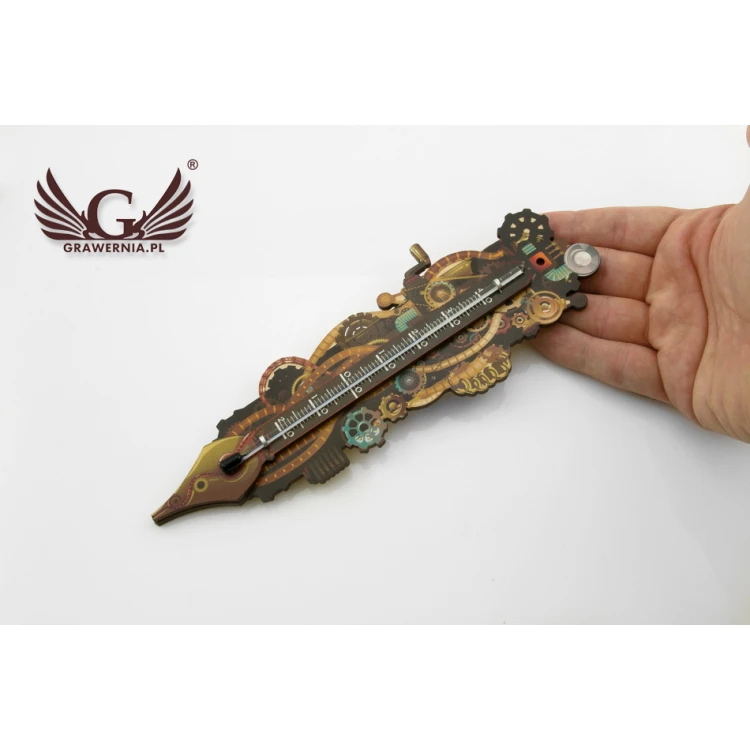 Steampunk Thermometer - UV Digital Print - TER011