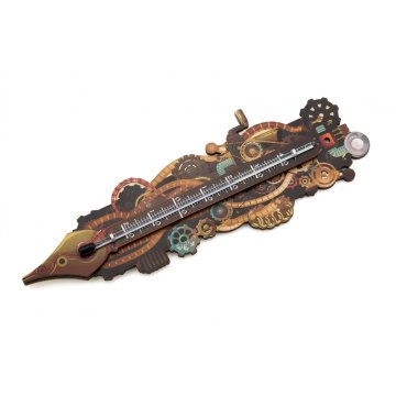 Steampunk Thermometer - UV Digital Print - TER011
