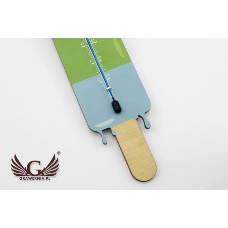 Ice Cream Shaped Holiday Thermometer - UV Digital Print - TER002
