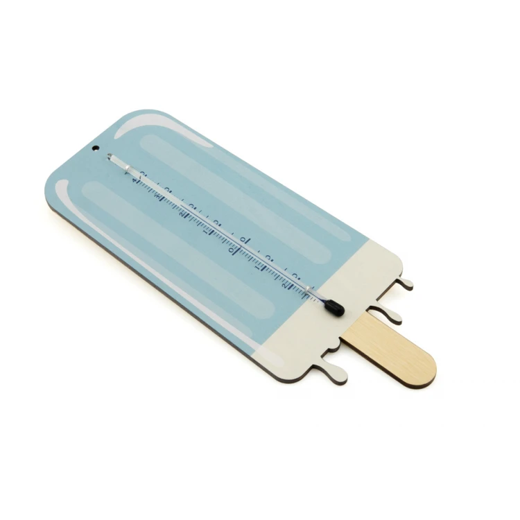 Ice Cream Shaped Holiday Thermometer - UV Digital Print - TER003